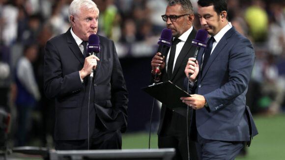 Luis Fernandez sur le plateau de beIN Sports avec Sonny Anderson et Thomas Thouroude