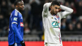 Saïd Benrahma lors d'OL - Strasbourg en Coupe de France