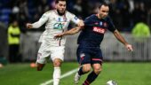 Rayan Cherki (OL) face à Lille