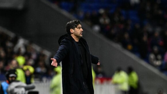 Paulo Fonseca, entraîneur de Lille au Parc OL