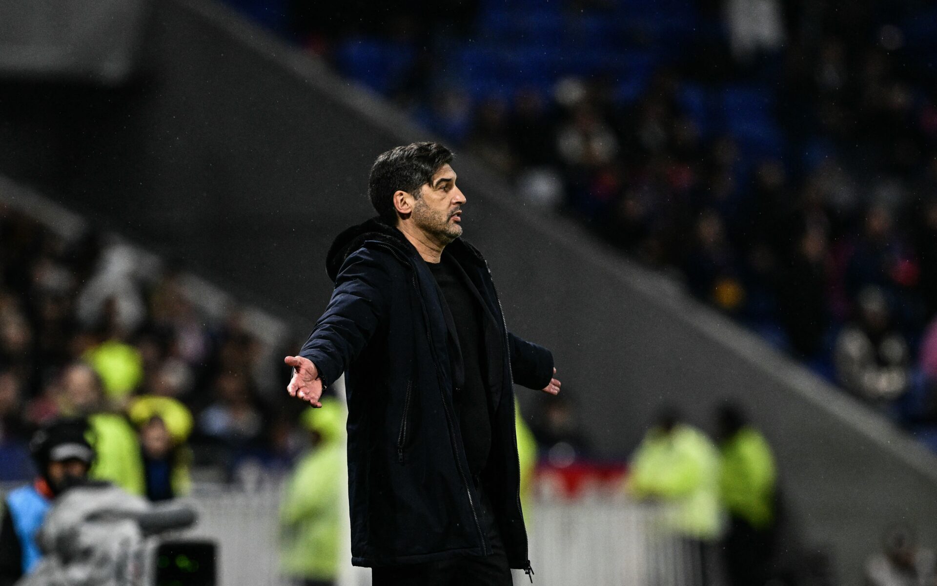 Paulo Fonseca, entraîneur de Lille au Parc OL