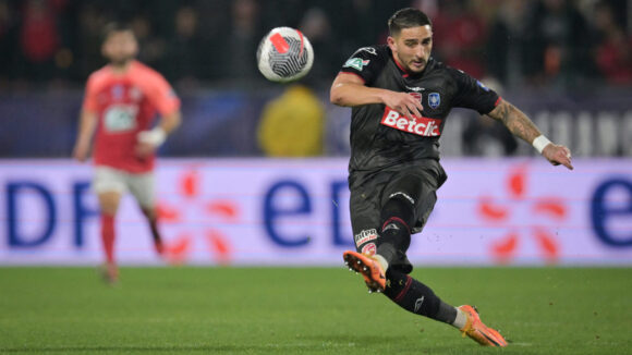 Anthony Knockaert, joueur offensif de Valenciennes en Coupe de France