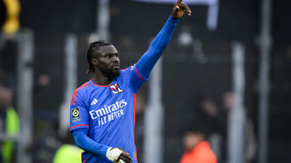 Mama Baldé buteur lors de Lorient - OL