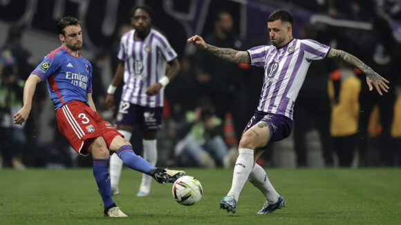 Nicolas Tagliafico lors de Toulouse - OL