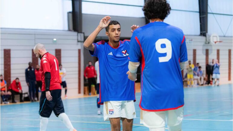 Les joueurs de l'OL Futsal