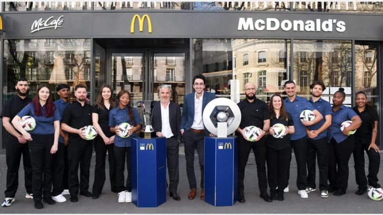 Vincent Labrune, président de la LFP, officialise le partenariat avec McDonald's