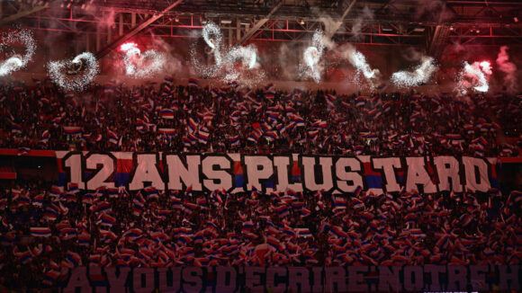 Le tifo des Bad Gones pour OL - Valenciennes