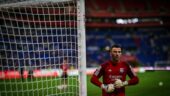 Anthony Lopes à l'échauffement lors d'OL - Brest