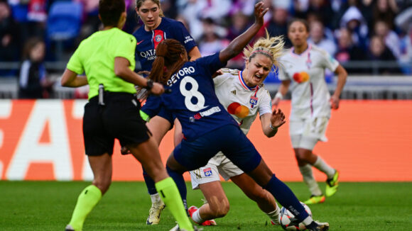 Lindsey Horan (OL) face à Grace Geyoro (PSG)