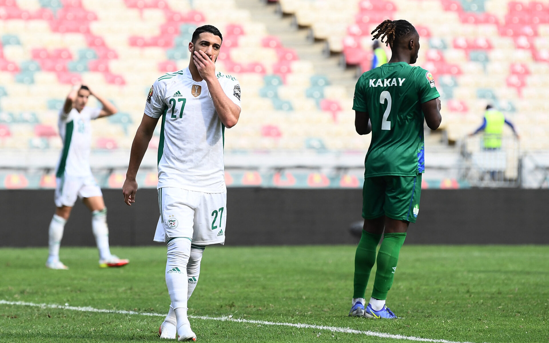 Saïd Benrahma avec l'Algérie