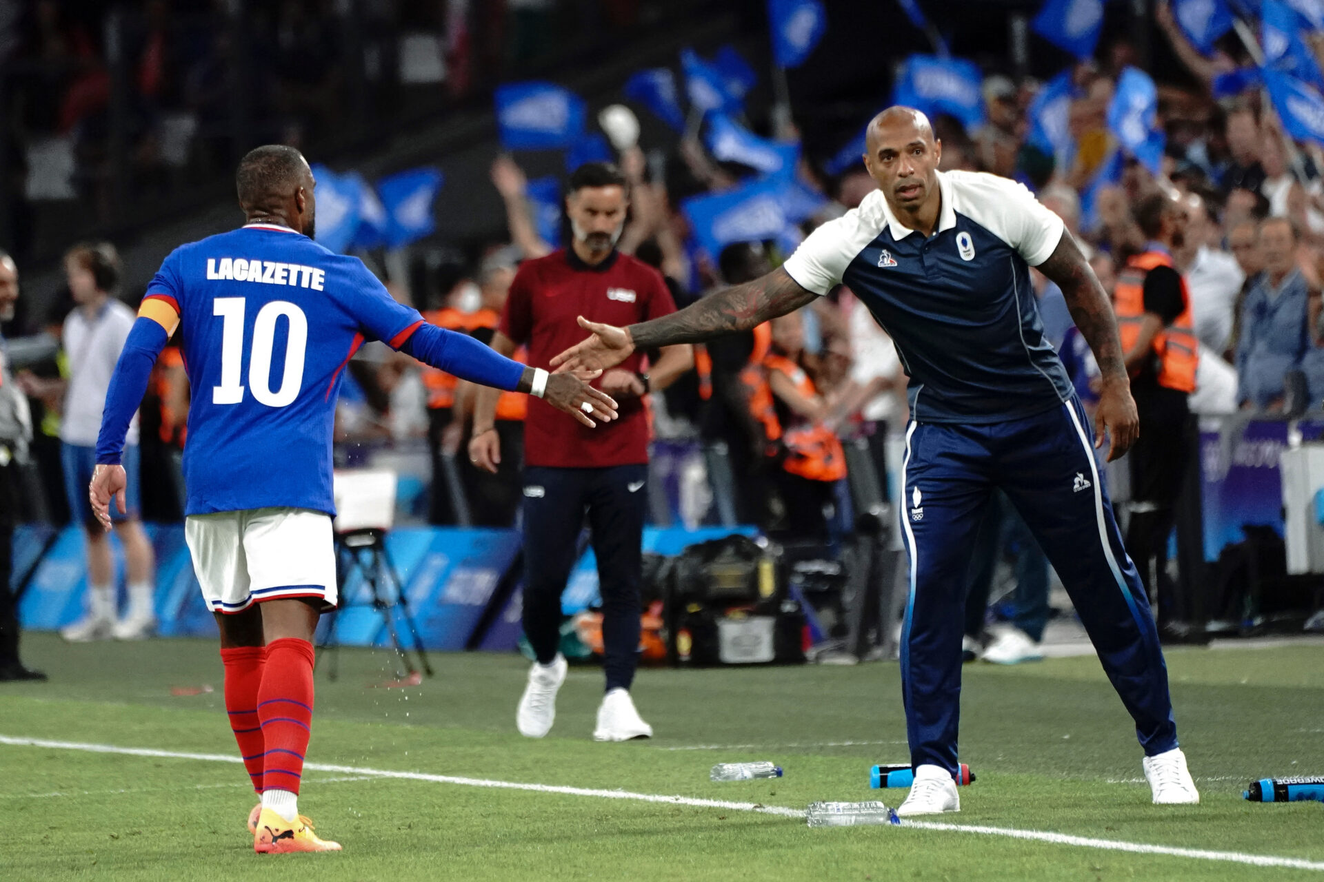 Maillot Nike France Lacazette – Olympiques 2024 – Taille M – Bleu