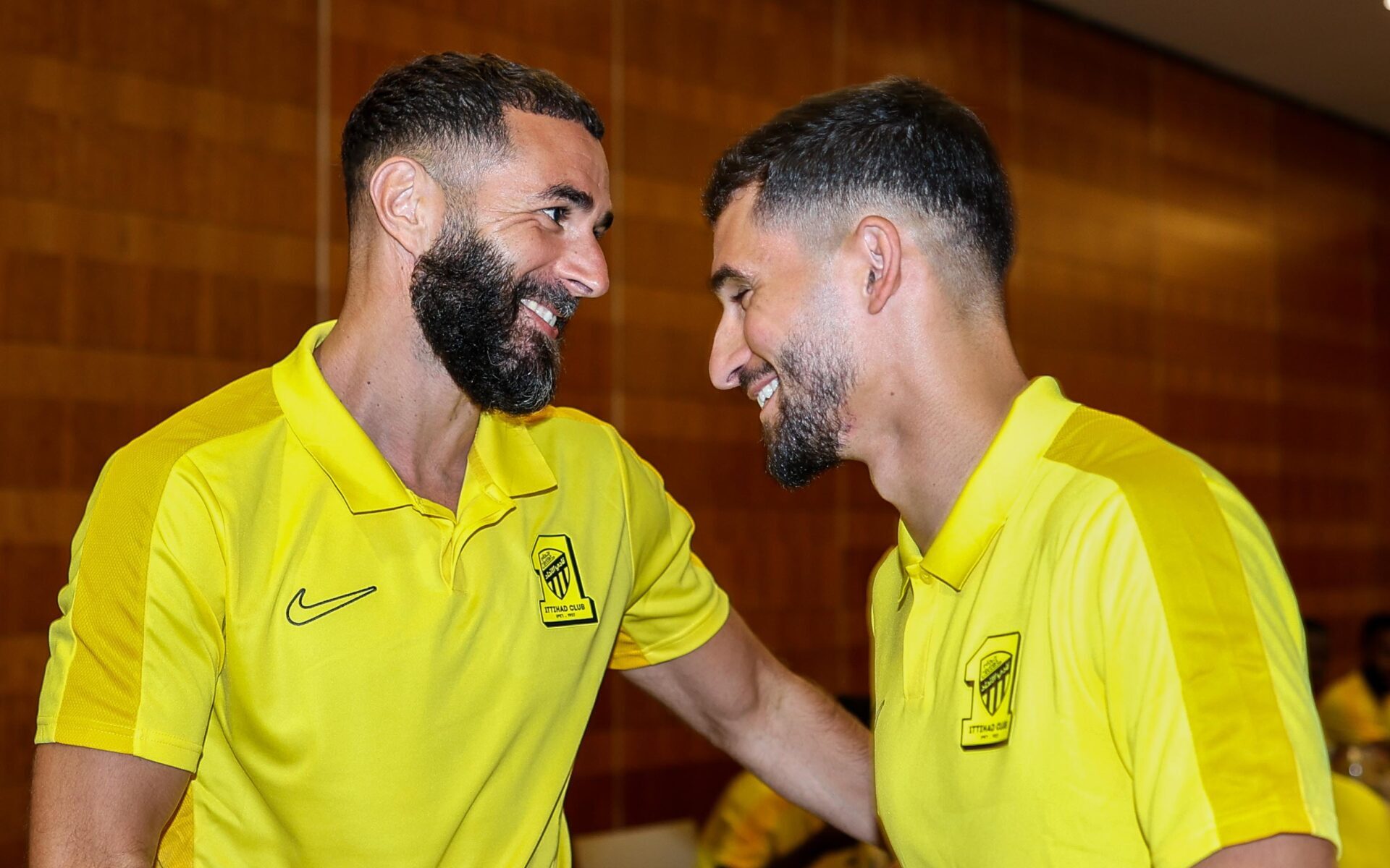 Houssem Aouar retrouve Karim Benzema à Al-Ittihad