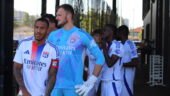 Corentin Tolisso et Lucas Perri avant OL - Chassieu
