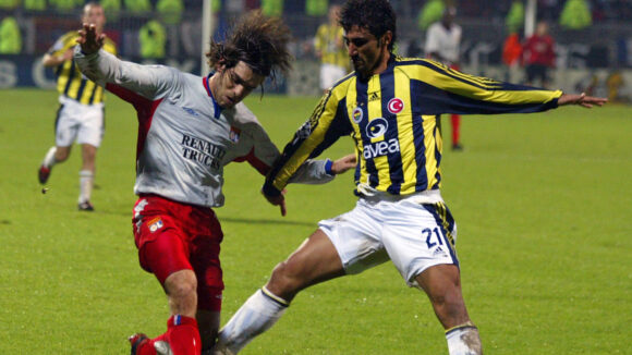 Juninho lors d'OL - Fenerbahçe