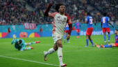 Malick Fofana buteur lors de FCSB - OL en Ligue Europa