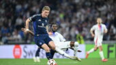 Rasmus Hojlund (Manchester United) et Paulo Akouokou (OL)