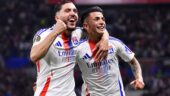 Rayan Cherki et Thiago Almada (OL)