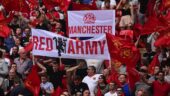 Les supporters de Manchester United