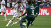 Thiago Almada lors d'OL - Lens.