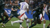 Corentin Tolisso lors d'OL - Lens.