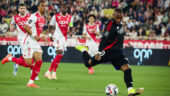 Alexandre Lacazette lors de Monaco - OL