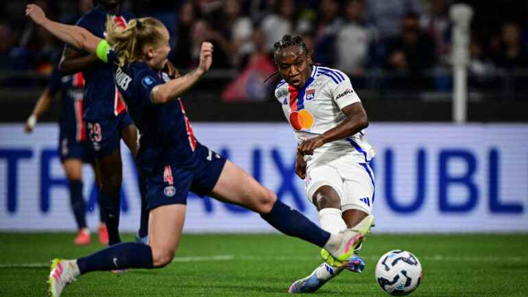 Melchie Dumornay (OL Lyonnes) face au PSG