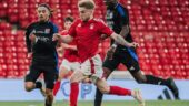 Yacine Chaïb et Jérémy Mounsesse lors de Nottingham - OL