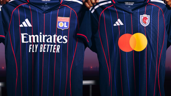 Les nouveaux maillots extérieurs de l'OL et l'OL Lyonnes