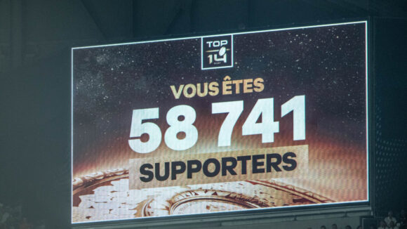 Record d'affluence au Parc OL pour Toulouse - Bayonne