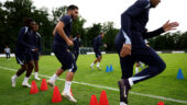 Cherki et Mbappé en équipe de France