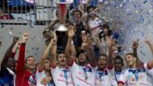 Les joueurs de l'OL ont gagné le Trophée des champions en 2013