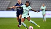 Ashley Lawrence lors de Paris FC - Chelsea