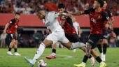 Kylian Mbappé (Real Madrid) face aux joueurs de Majorque