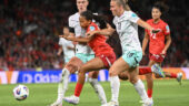 Leila Wandeler lors de Suisse - Islande à l'Euro 2025.