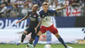 Corentin Tolisso lors de Hambourg - OL