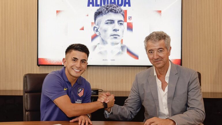 Thiago Almada a signé avec l'Atlético de Madrid