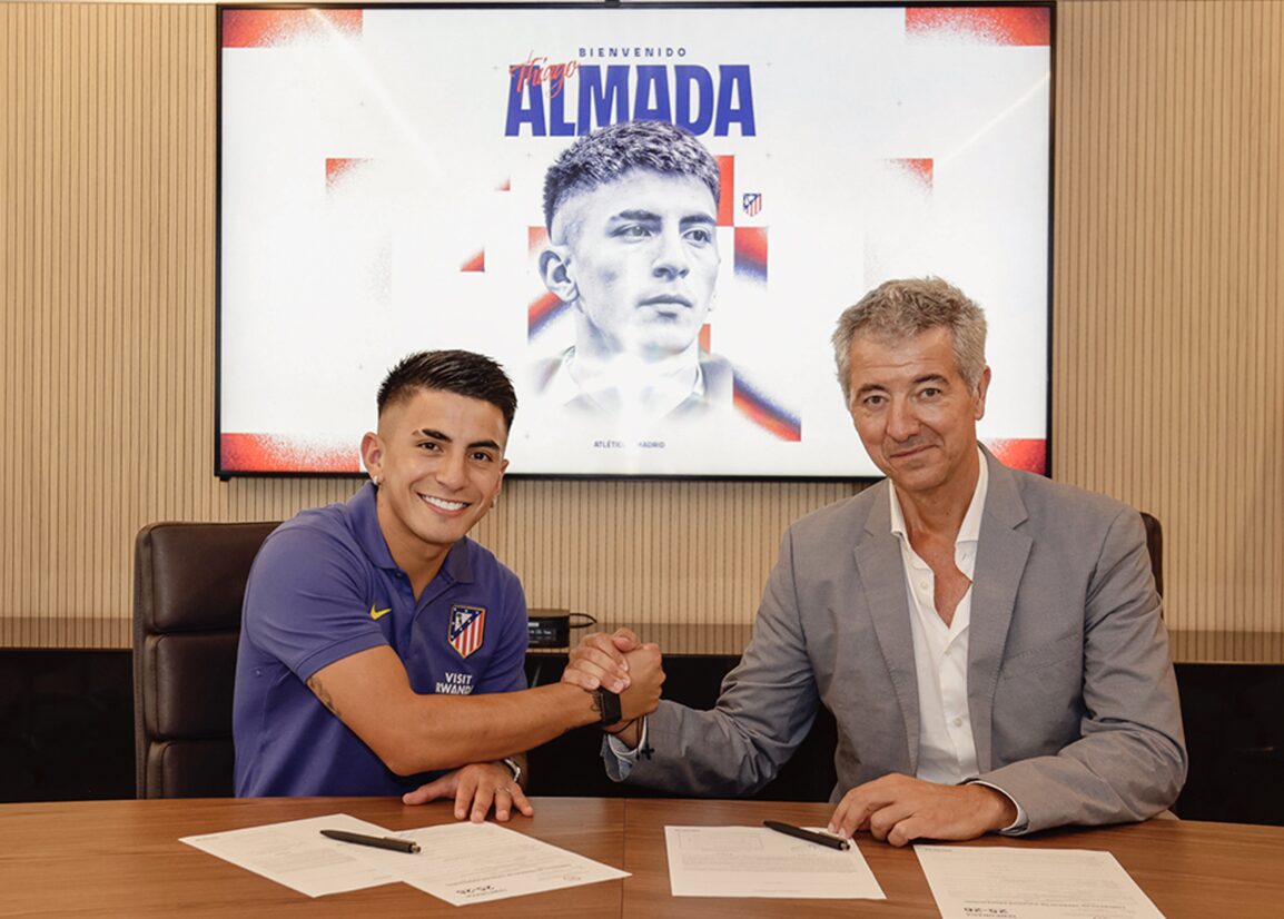 Thiago Almada a signé avec l'Atlético de Madrid