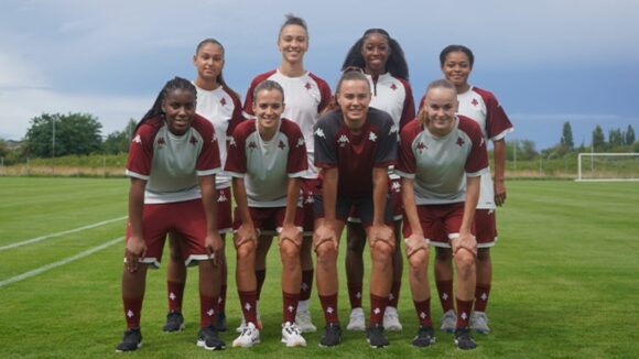 Chloé D’Abadie de Lurbe avec le FC Metz