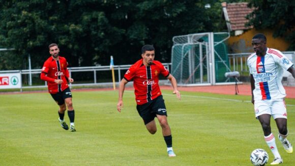 Saël Kumbedi (OL) face à Majorque