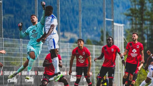 Les joueurs du RWDM Brussels en amical