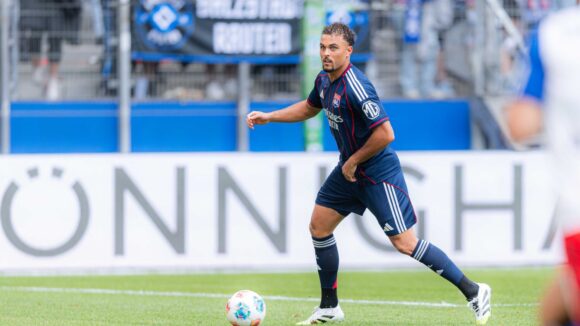 Ruben Kluivert lors de Hambourg - OL