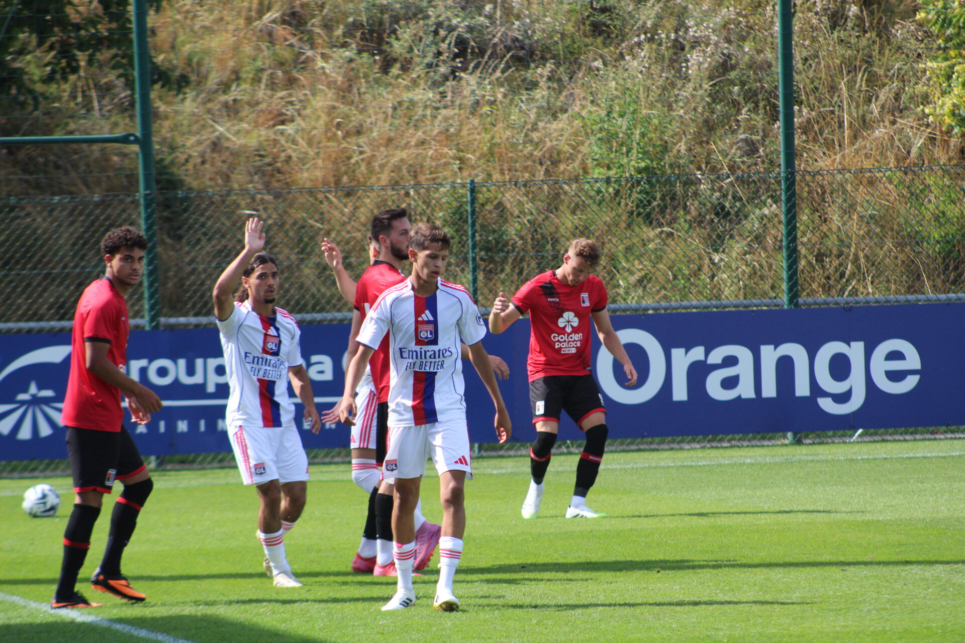 Khalis Merah et Yacine Chaïb lors d'OL - RWDM Brussels