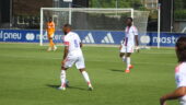Moussa Niakhaté et Corentin Tolisso lors d'OL - RWDM Brussels