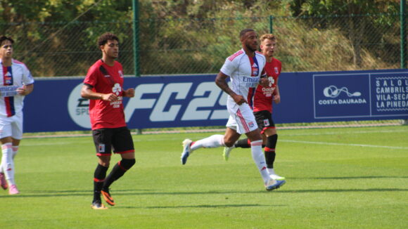 Corentin Tolisso lors d'OL - RWDM Brussels
