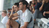 Paulo Fonseca en tribunes lors d'OL - RWDM Brussels