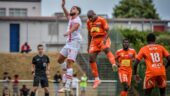 les joueurs de Villefranche face à Nancy