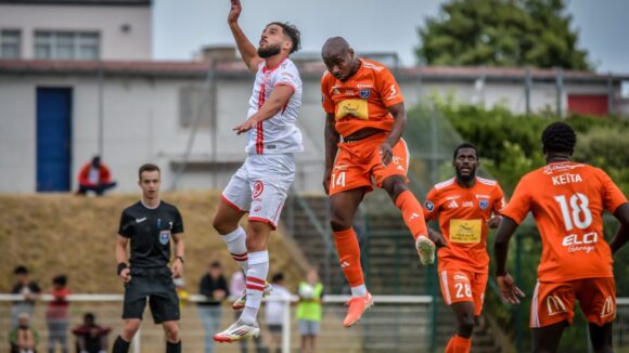 les joueurs de Villefranche face à Nancy