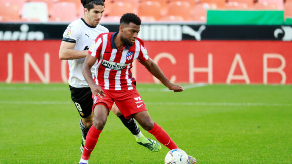 Thomas Lemar avec l'Atlético de Madrid