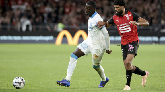Mahdi Camara lors de Rennes - OM