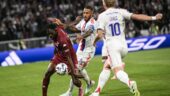 Corentin Tolisso lors d'OL - Metz